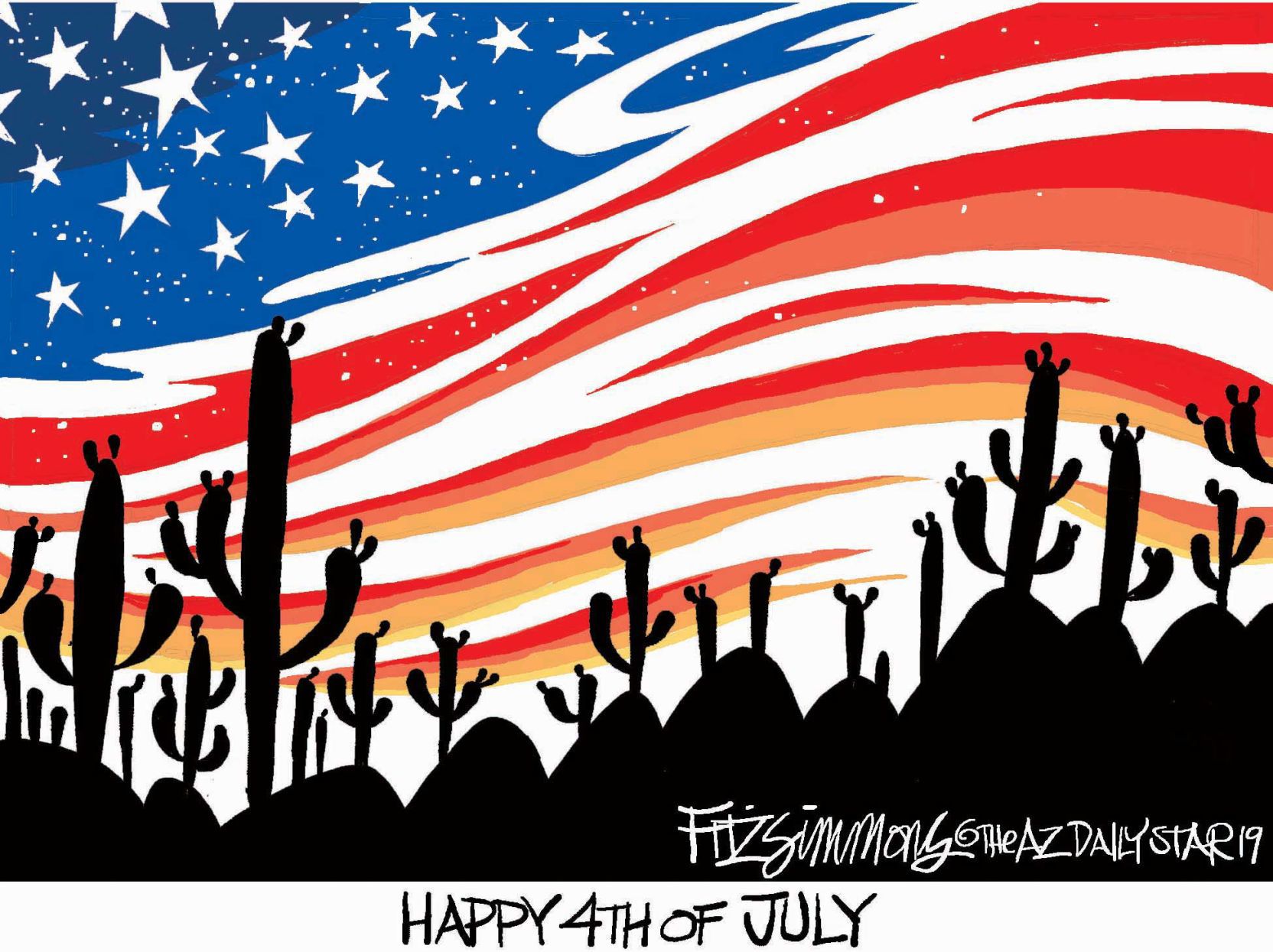 Daily Fitz Cartoon: Fourth